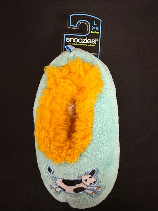 snoozies! Other - Snoozies! Toddlers Cozy Foot Slippers - Mint Green